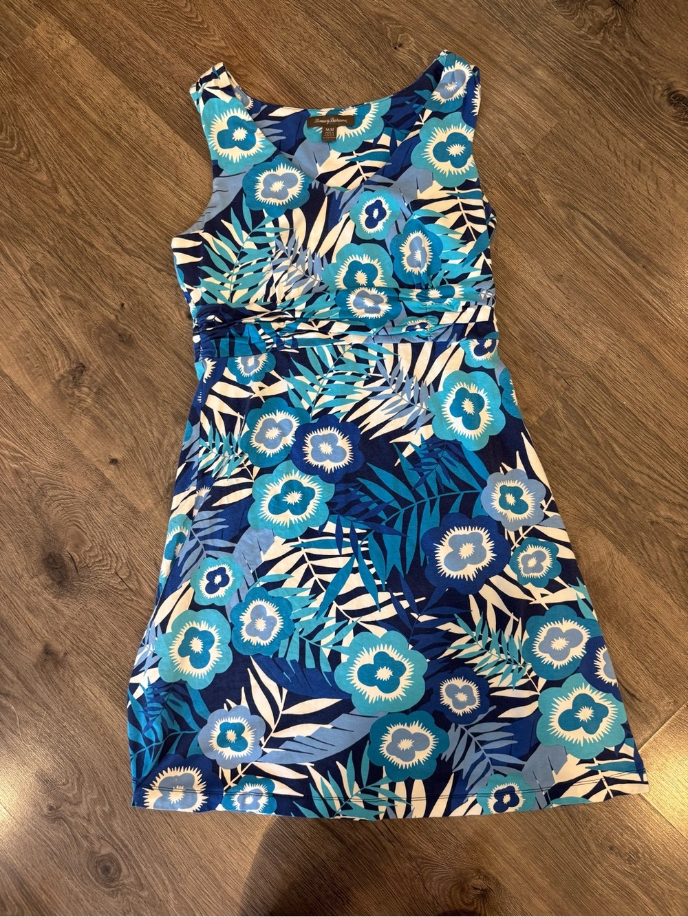Tommy Bahama Blue Floral Sleeveless Dress
